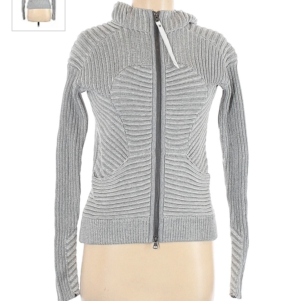 Lululemon ribbed scuba front hoodie sweater